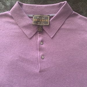 Muave Purple Long Sleeve Collar Shirt